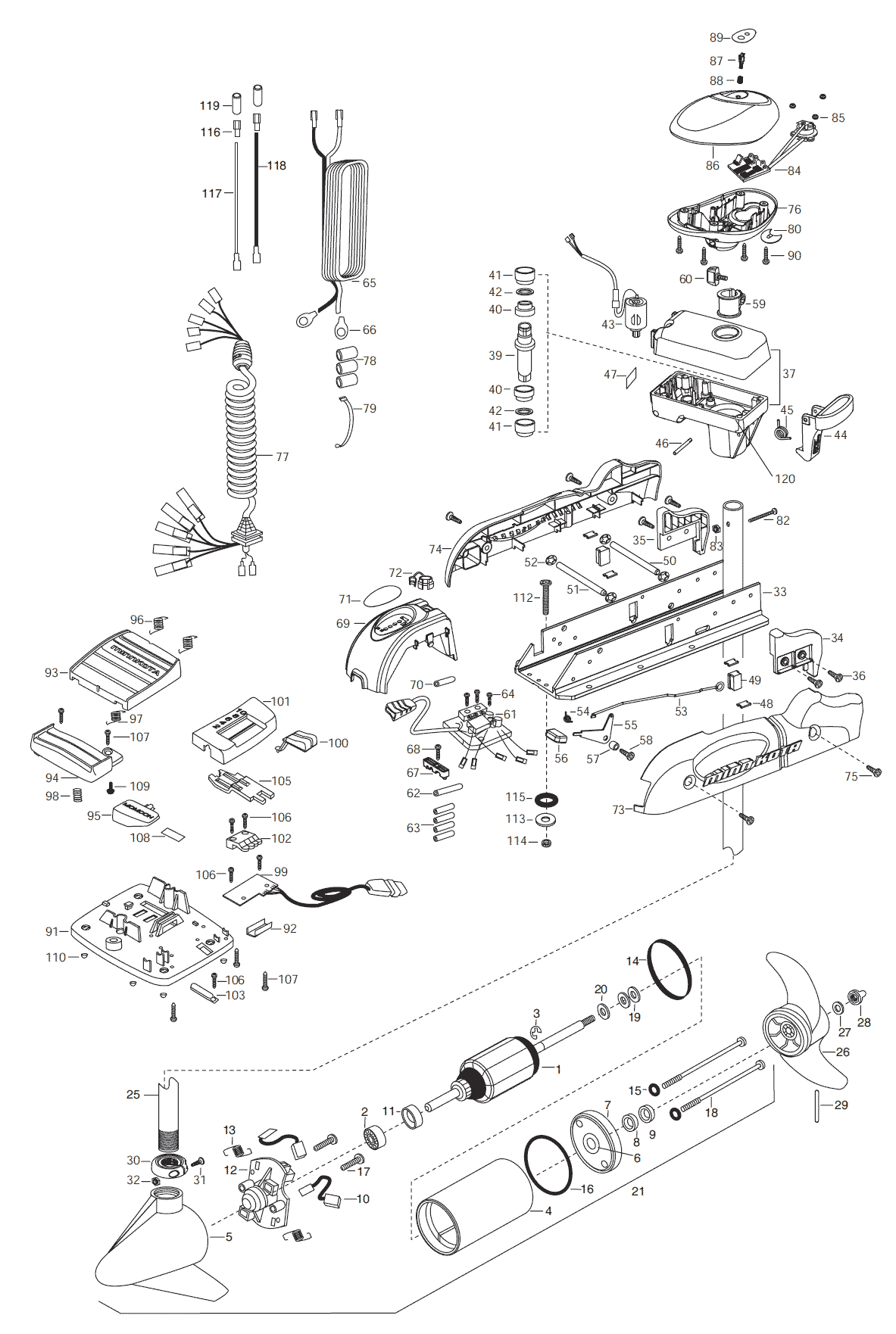 Minn Kota Riptide Parts