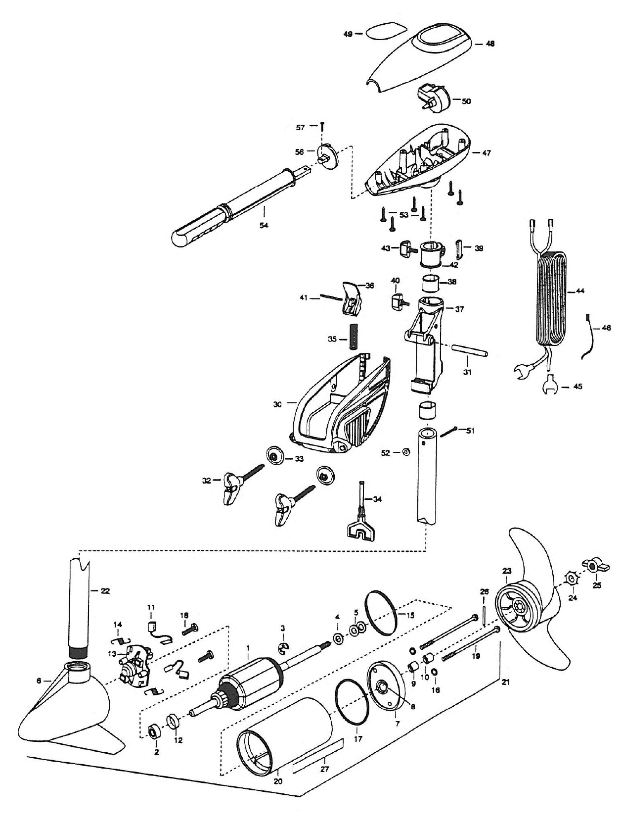 Minn Kota Powermax 47 Parts 2001 From Fish307 Com [ 1669 x 1258 Pixel ]