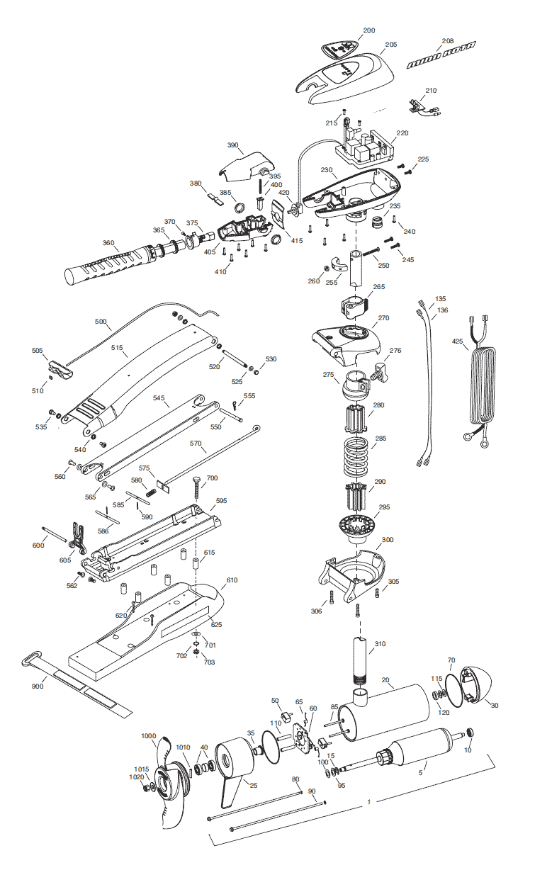 Minn Kota Max 80 Hand Control Parts - 2015 from FISH307.com